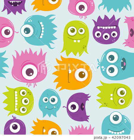 Cute Simple Patterned Owls, Night Speech Bubble 42097043