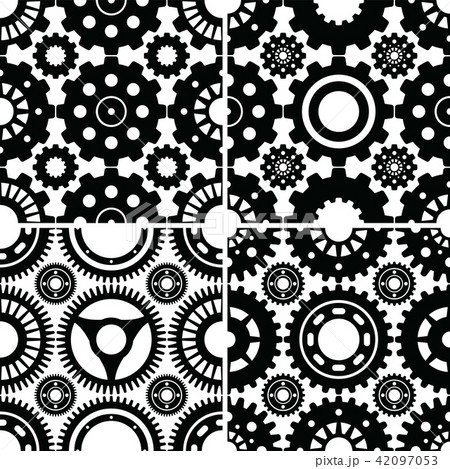 Cute Simple Patterned Owls, Night Speech Bubble 42097053