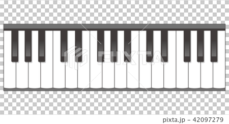 鍵盤のイメージイラストのイラスト素材