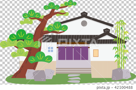 ポップな料亭のイラスト 42100488