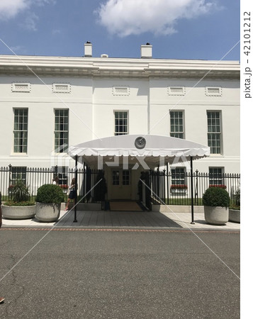 アメリカ ホワイトハウス　ウエストウイング　西側 42101212
