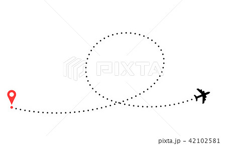 Point of deraprure and plane trace 42102581