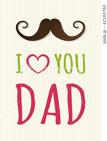 Happy Father's Day. Vector. 42103760