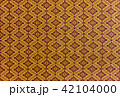 Abstract golden Thai pattern background. 42104000