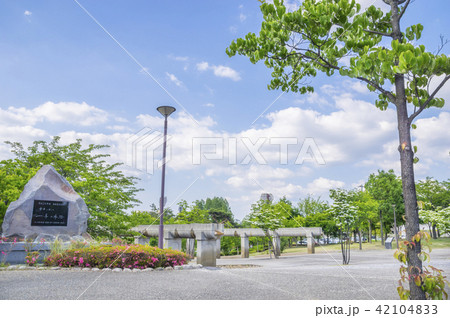 開成山公園、一本の水路 開成山公園、一本の水路 42104833