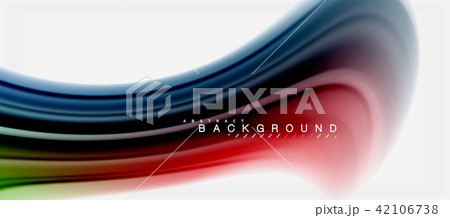 Rainbow fluid colors abstract background twisted liquid design, colorful marble or plastic wavy Rainbow fluid colors abstract background twisted liquid design, colorful marble or plastic wavy 42106738