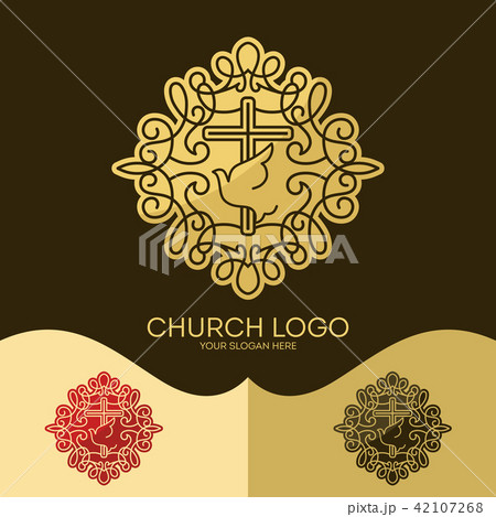 Church logo. Christian symbols. The Cross of Jesus 42107268