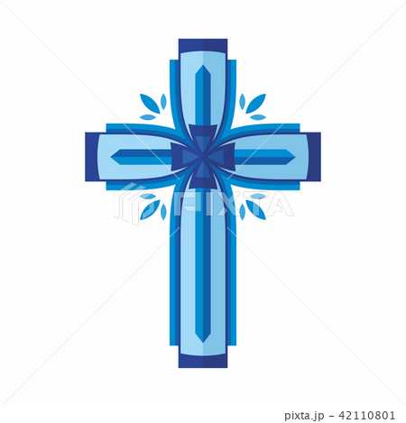 Church logo. Christian symbols. The Cross of Jesus Church logo. Christian symbols. The Cross of Jesus 42110801