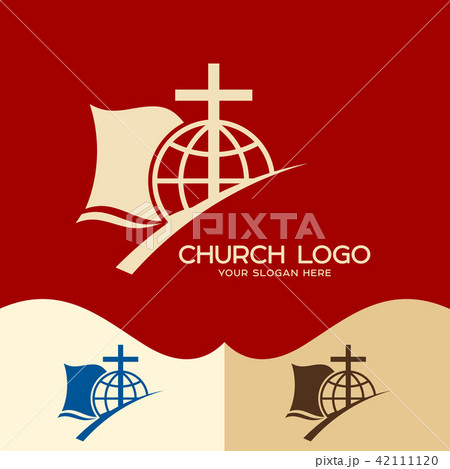 Church logo. Cristian symbols. The cross of Jesus 42111120
