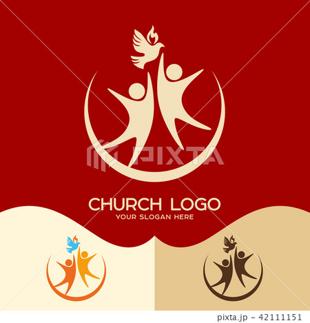 Church logo. Cristian symbols. The cross of Jesus Church logo. Cristian symbols. The cross of Jesus 42111151