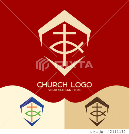 Church logo. Cristian symbols. The cross of Jesus 42111152