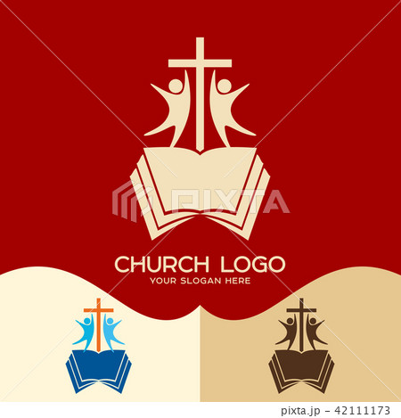 Church logo. Cristian symbols. The cross of Jesus 42111173