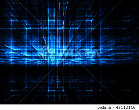 Perspective wall - abstract digitally generated image 42112116