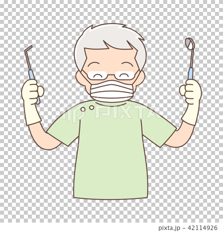 牙醫_微笑_上半身_老人 42114926