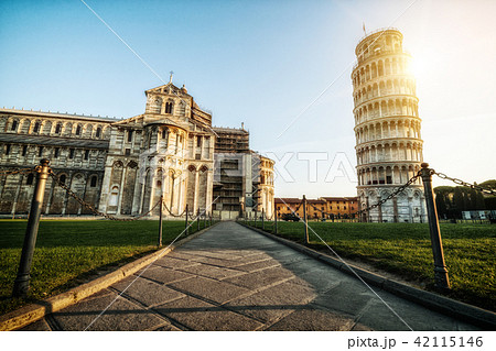 Leaning Tower of Pisa in Pisa - Italy 42115146