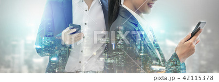 Mobile phone telecommunication technology concept 42115378