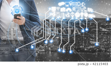 Smart city and wireless communication network. Smart city and wireless communication network. 42115403