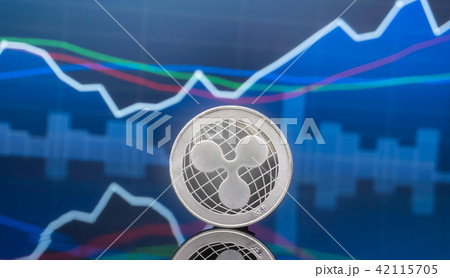 Ripple and cryptocurrency investing concept. 42115705