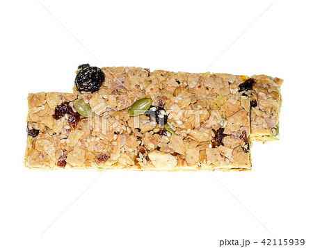 grains and fruits cereal bar. 42115939