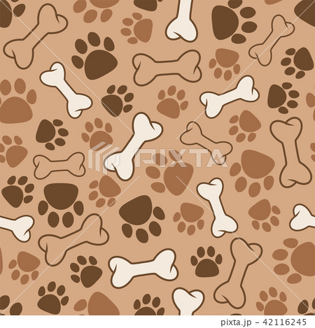 vector seamless dog pattern 42116245