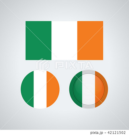 Irish trio flags, vector illustration Irish trio flags, vector illustration 42121502