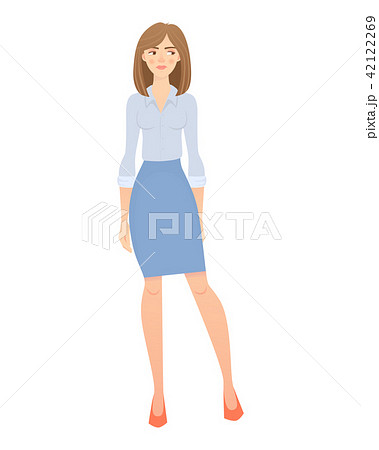 business woman isolated 42122269