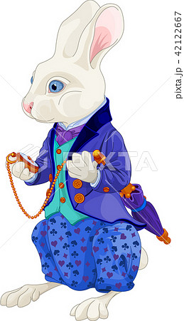 White Rabbit Holds Watch White Rabbit Holds Watch 42122667