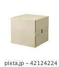 cardboard box on white background 42124224
