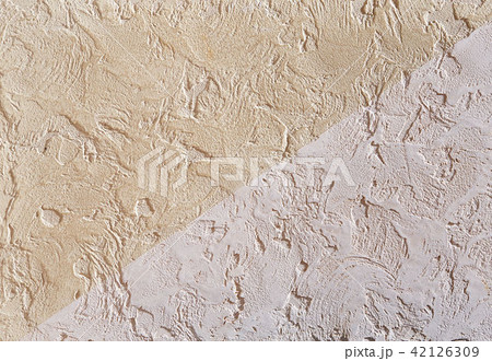 Beige rough wall textured background. Abstact stucco. Texture of plaster on the wall. 42126309