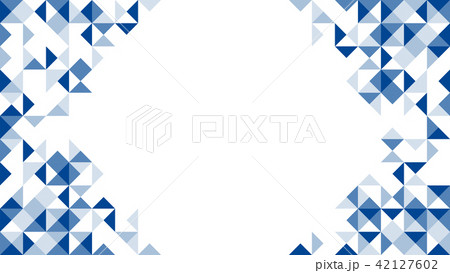 Abstract geometric pattern dark blue color 42127602