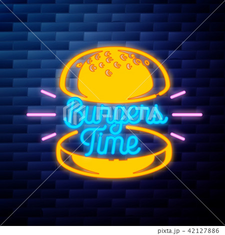 Vintage fast food emblem Vintage fast food emblem 42127886