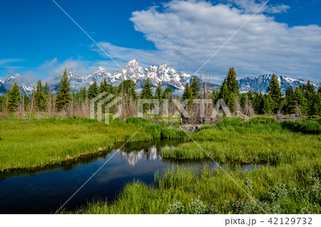 Mountains in Grand Teton National Park 42129732