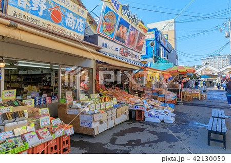 函館_朝市風景 函館_朝市風景 42130050