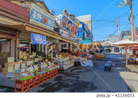 函館_朝市風景 函館_朝市風景 42130053
