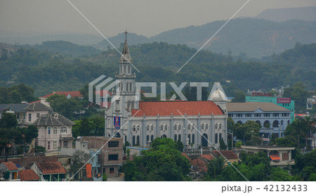 Aerial view of Ha Long City, Vietnam Aerial view of Ha Long City, Vietnam 42132433