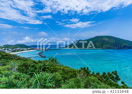 沖縄県 阿嘉島 天城展望台からの景色 沖縄県 阿嘉島 天城展望台からの景色 42132648