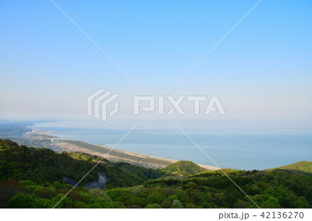 海沿いの街並み(新潟県) 海沿いの街並み(新潟県) 42136270