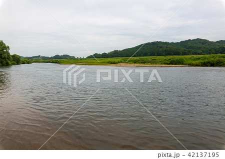 大河原公園　河川敷 42137195