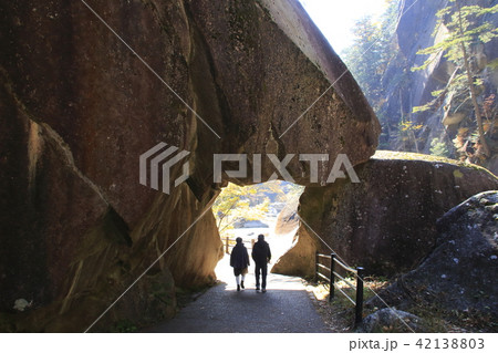 夏季シーズンの御嶽昇仙峡（石門） 42138803