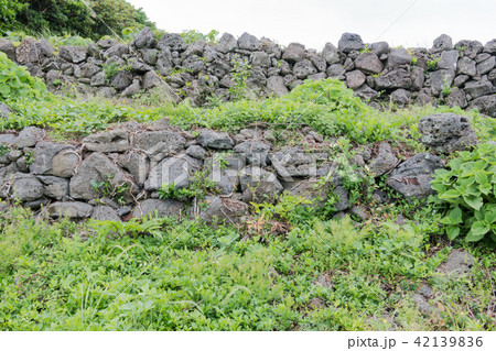 勘次ヶ城・山崎の石塁 42139836