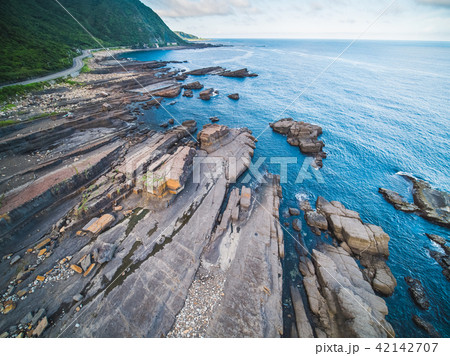 海沿い 沿岸 沖合 42142707