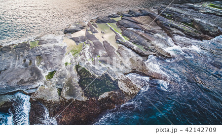 海沿い 沿岸 沖合 42142709