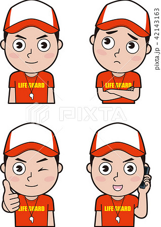 男性プール監視員5 42143163