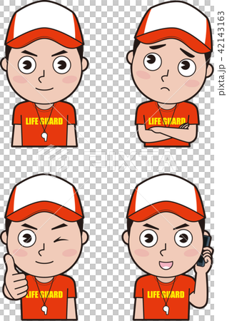 男性プール監視員5 42143163