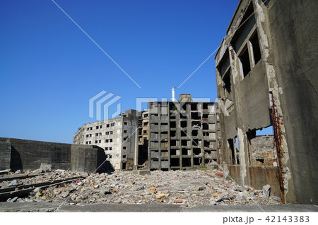 世界文化遺産 軍艦島 長崎 世界文化遺産 軍艦島 長崎 42143383