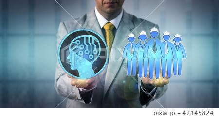 Manager Pairing AI With Blue Collar Work Team Manager Pairing AI With Blue Collar Work Team 42145824