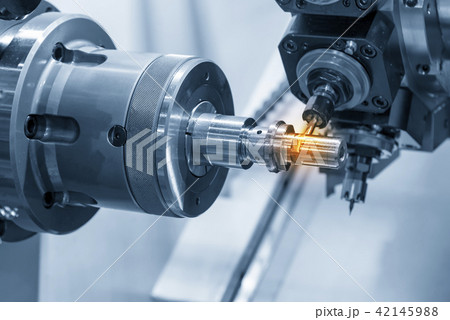 The CNC lathe machine   42145988