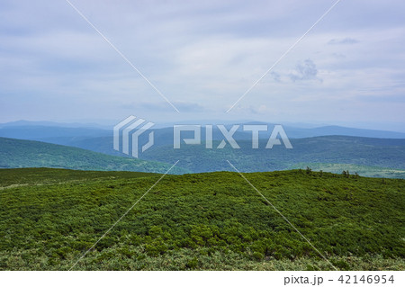 北海道 函岳山頂からの景色 北海道 函岳山頂からの景色 42146954