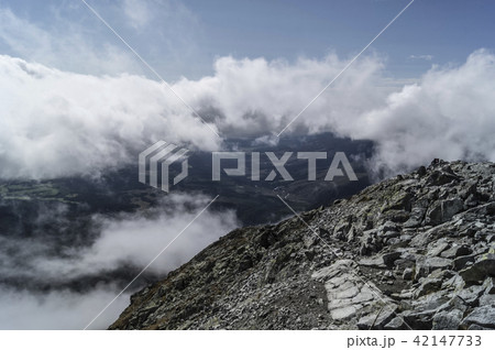 on mountain peak 42147733