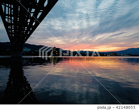 瀬田川の夕景 瀬田川の夕景 42148055